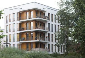 Fassade mit Balkonen - Bauprojekt Berlin An den Knabenhäusern