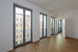 Fensterfront Innenansicht - Bauprojekt Berlin Lichtenberg Viktoriastadt