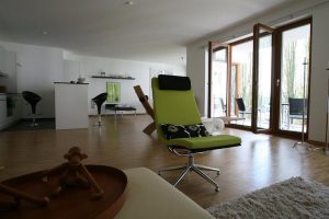 Wohnzimmer mit Küche - Bauvorhaben Berlin Lichtenberg Erich-Müller-Straße