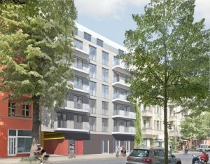 Außenansicht Straße - Projektentwicklung Berlin Alt Treptow